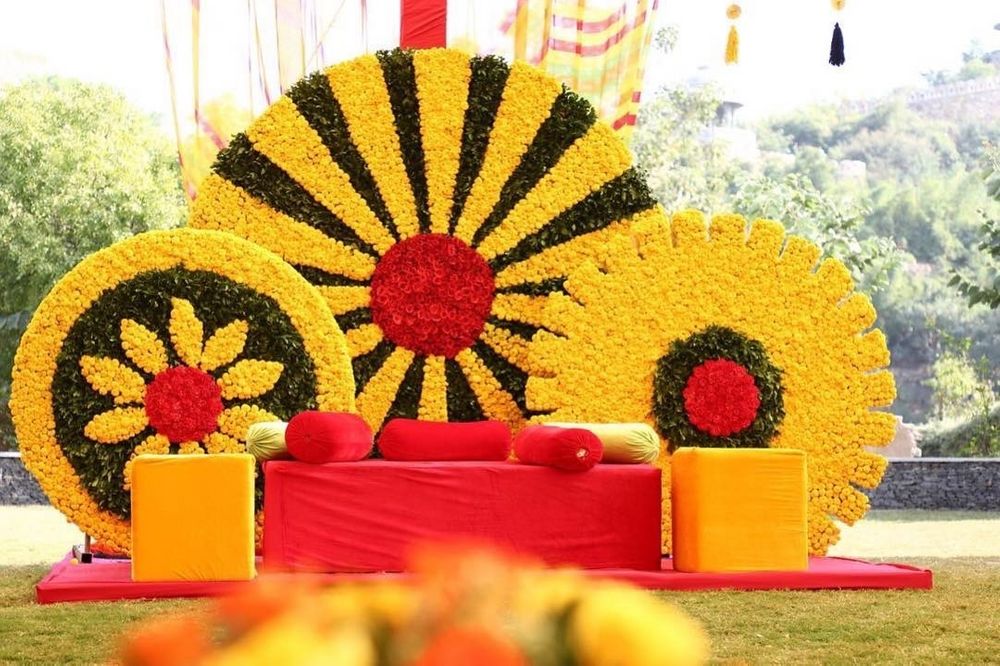Photo From Haldi and Mehendi Setup - By Feetroute Events