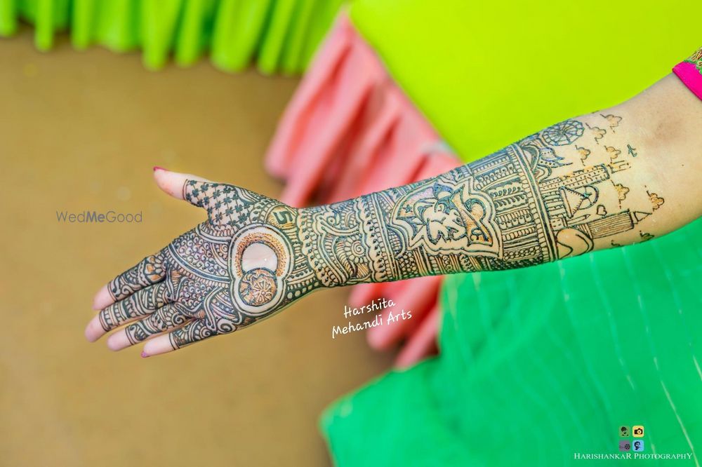 Photo From anusha Bridal - By Harshita Mehendi Artist 