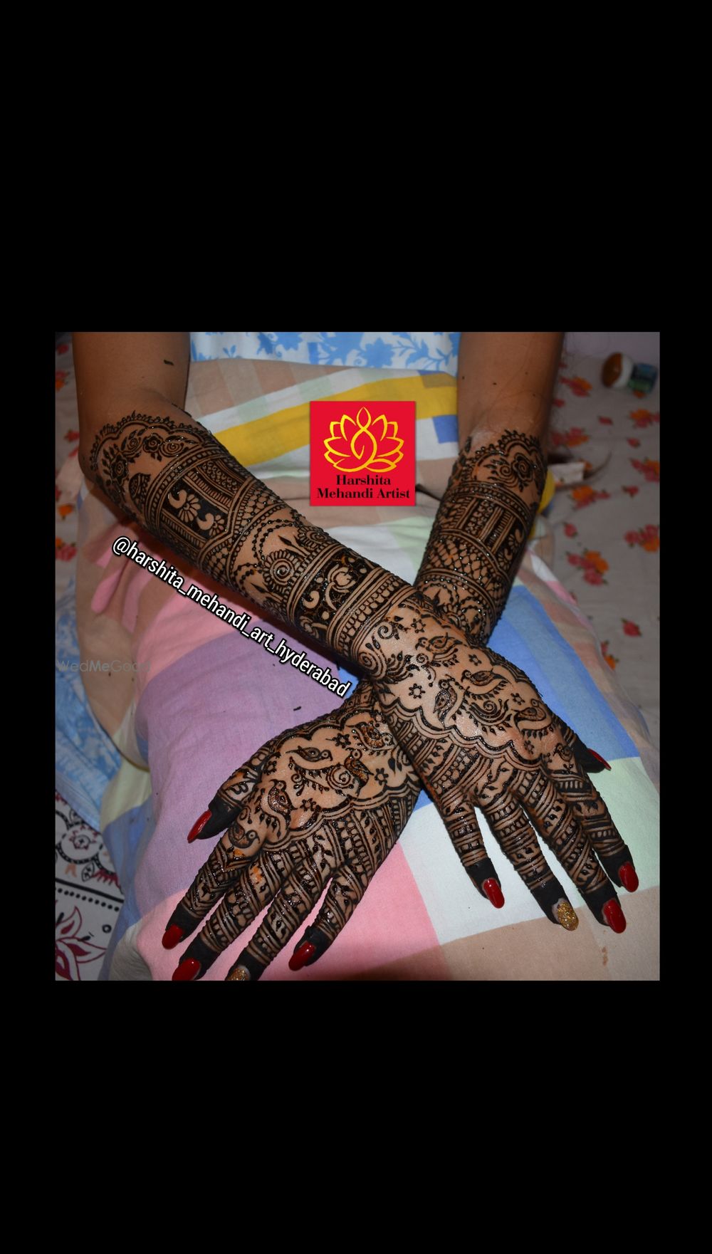 Photo From Bindu Bridal - By Harshita Mehendi Artist 