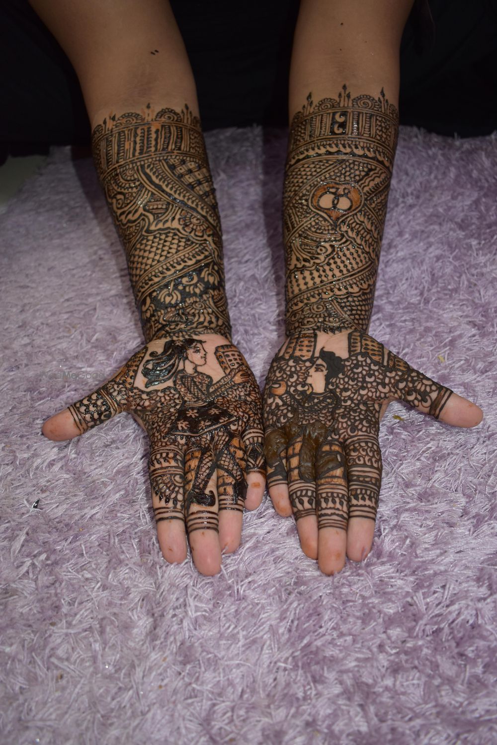 Photo From Manasvini Bridal - By Harshita Mehendi Artist 