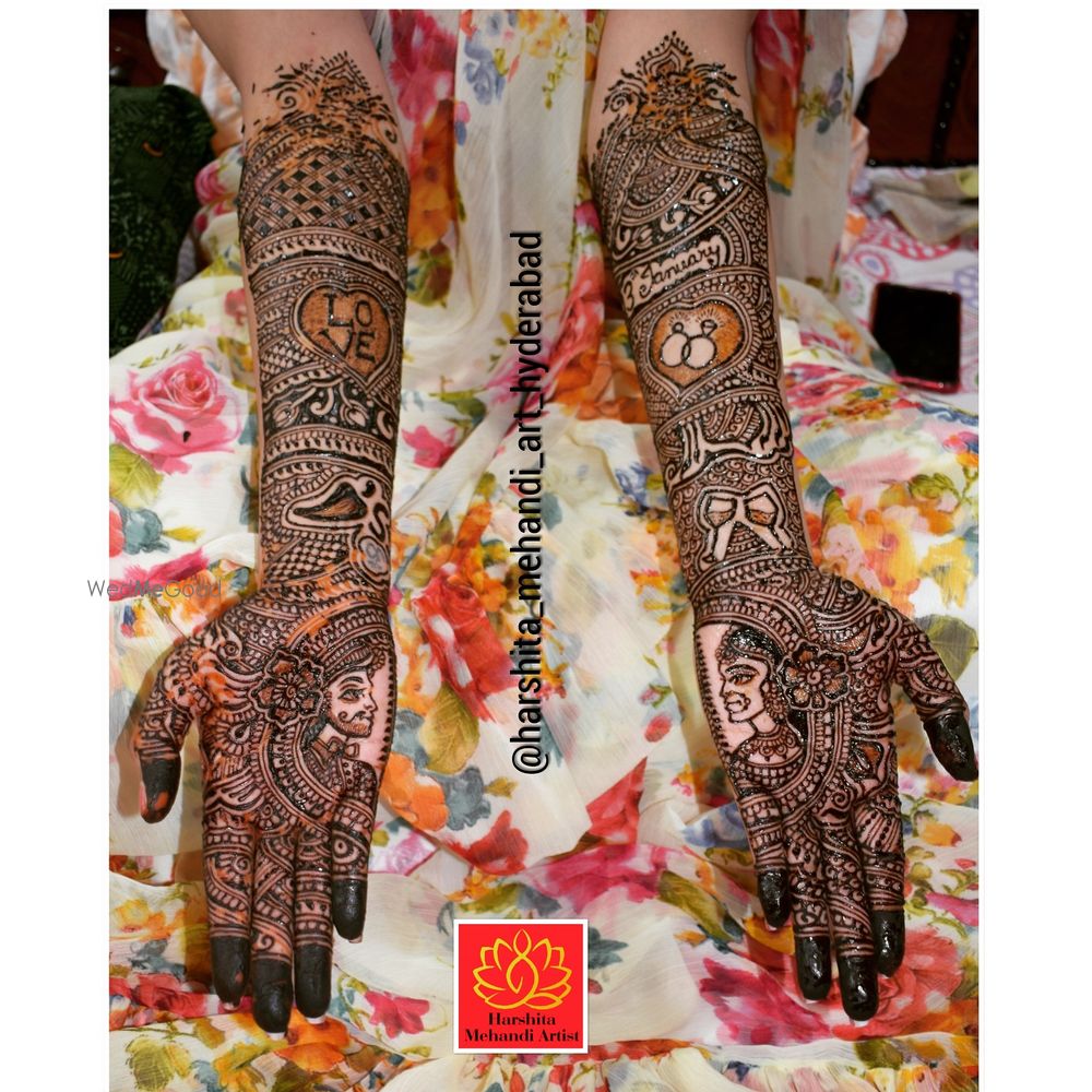 Photo From sahiti Bridal from vijyawada - By Harshita Mehendi Artist 