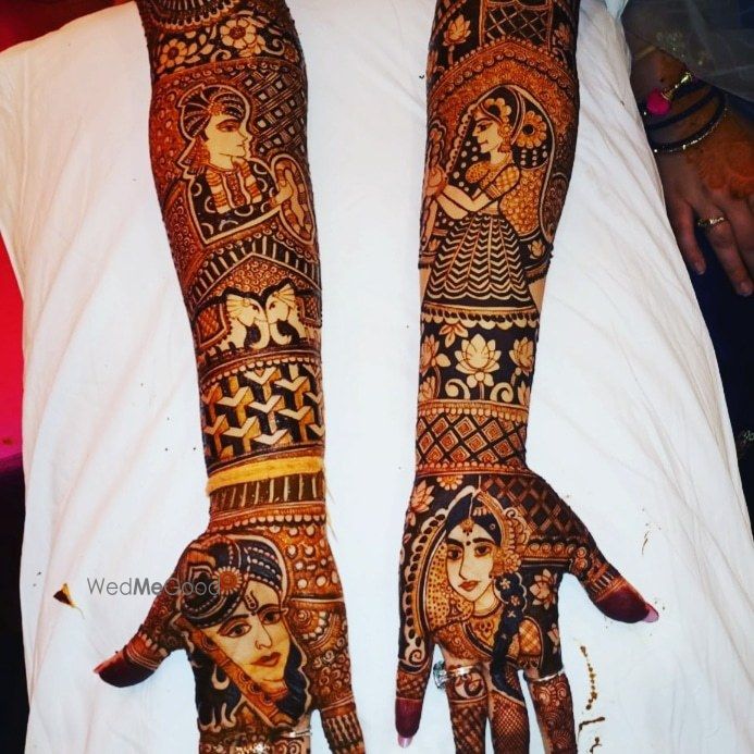 Photo From best bridal mehandi dzines - By Saksham Mehandi Art