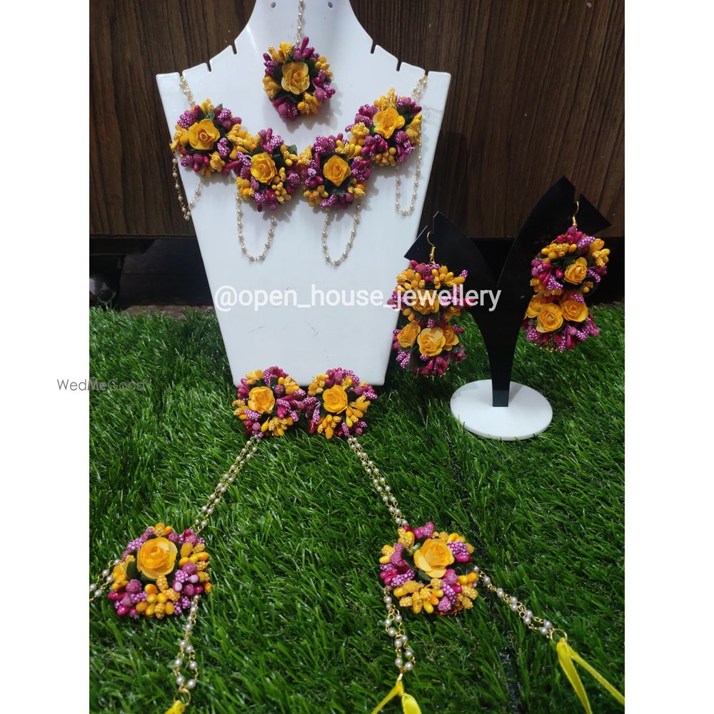 Photo From full floral set - By Open House Jewellery