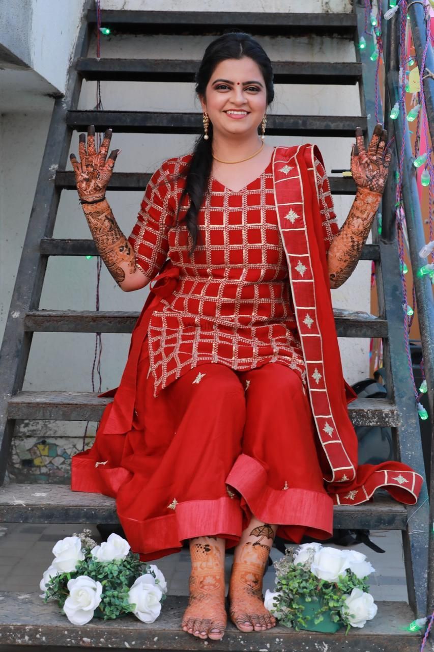Photo From bhumi weds shaishav - By Aksha Shah Mehendi Designer
