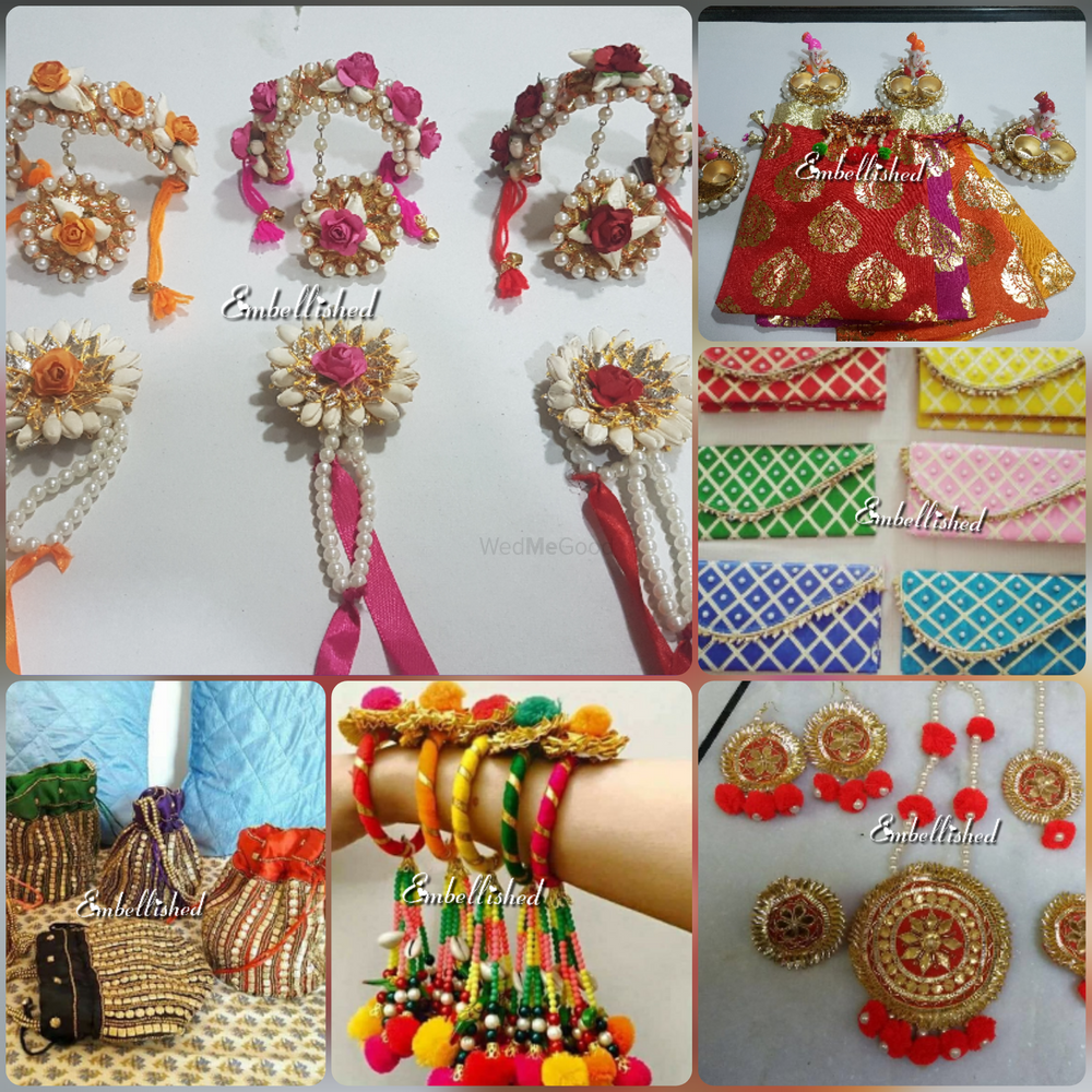 Photo From wedding giveaways/mehendi favours - By Embellished