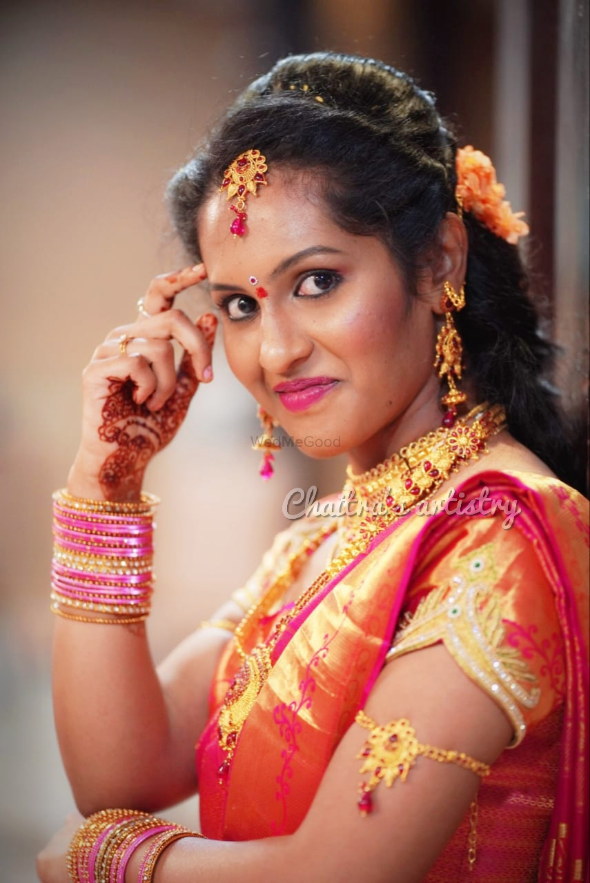 Photo From Rashmitha's Engagement - By Makeup by Chaitra