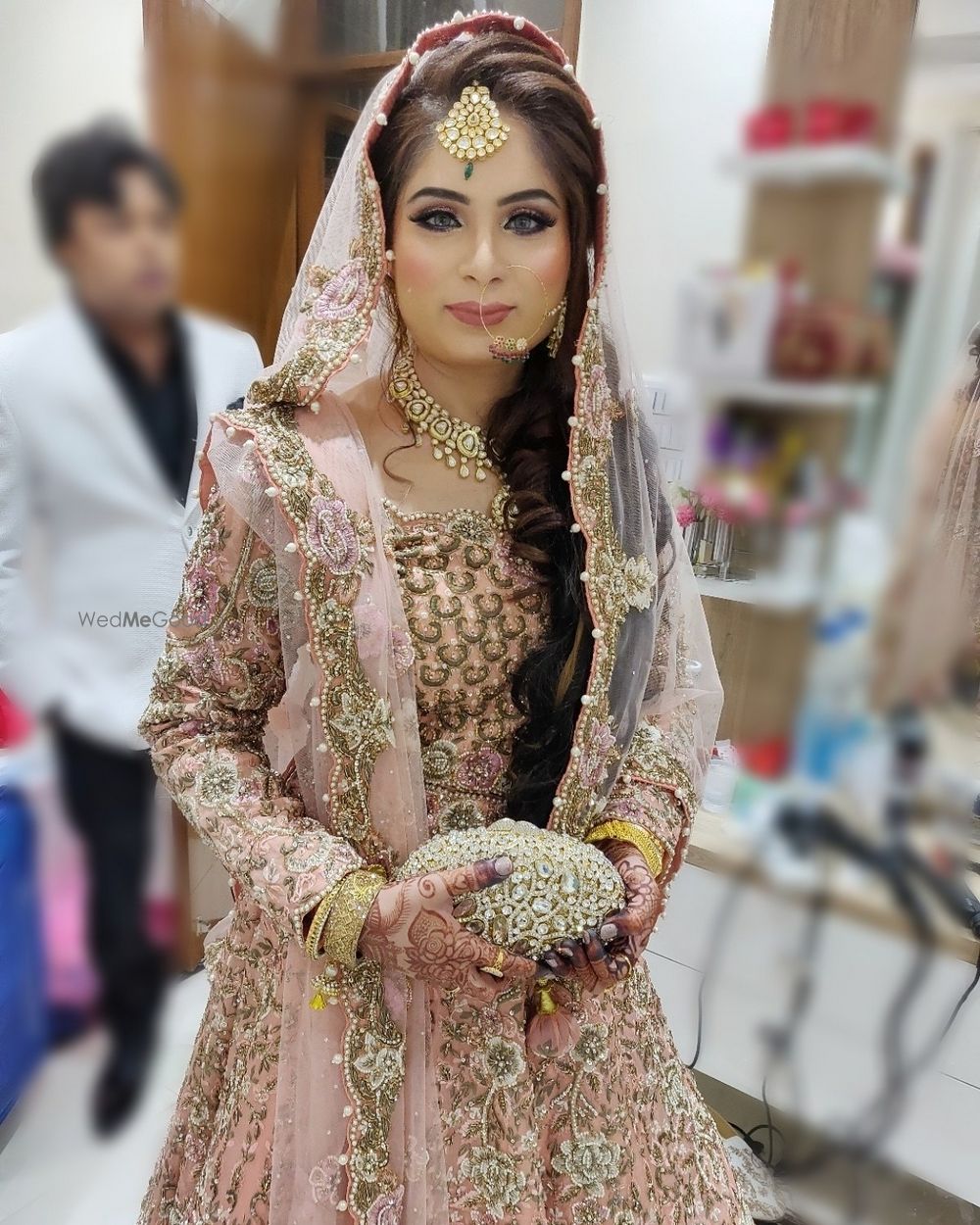 Photo From Reception Bride - By Makeover by Swati Singh