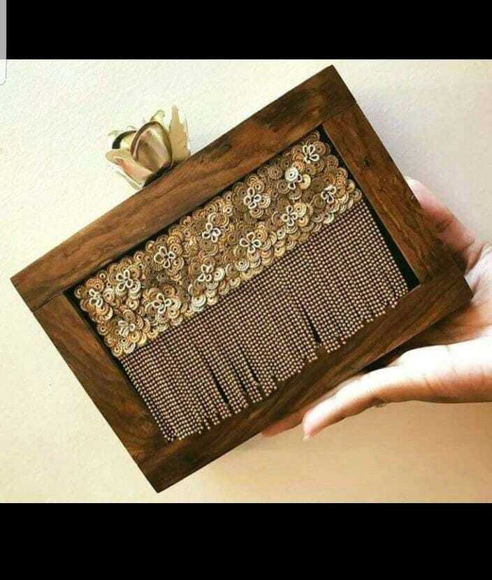 Photo From Wooden Clutches - By Glitterzz Creatio