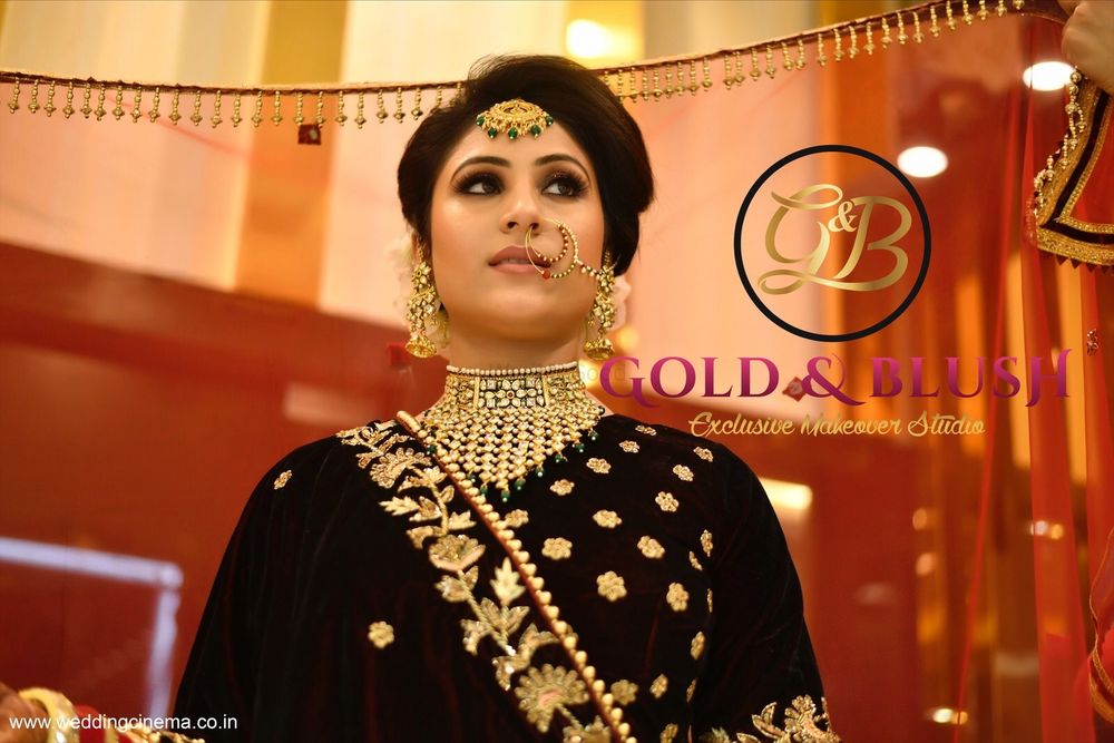 Photo From My exquisite bride Barkha - By Gold & Blush Makeover Studio 