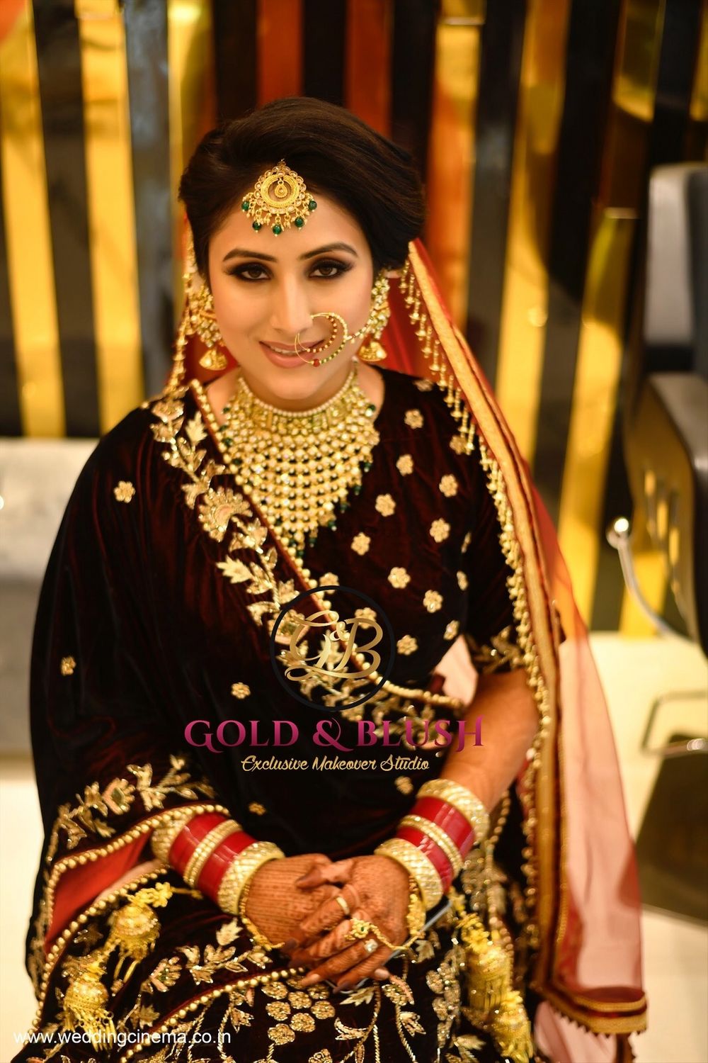 Photo From My exquisite bride Barkha - By Gold & Blush Makeover Studio 