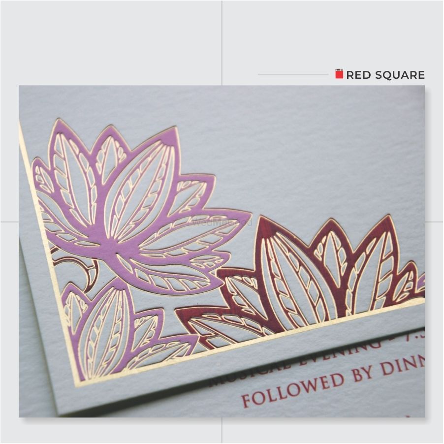 Photo From Laser-cut Lotus Wedding Invitation - By Red Square Communications