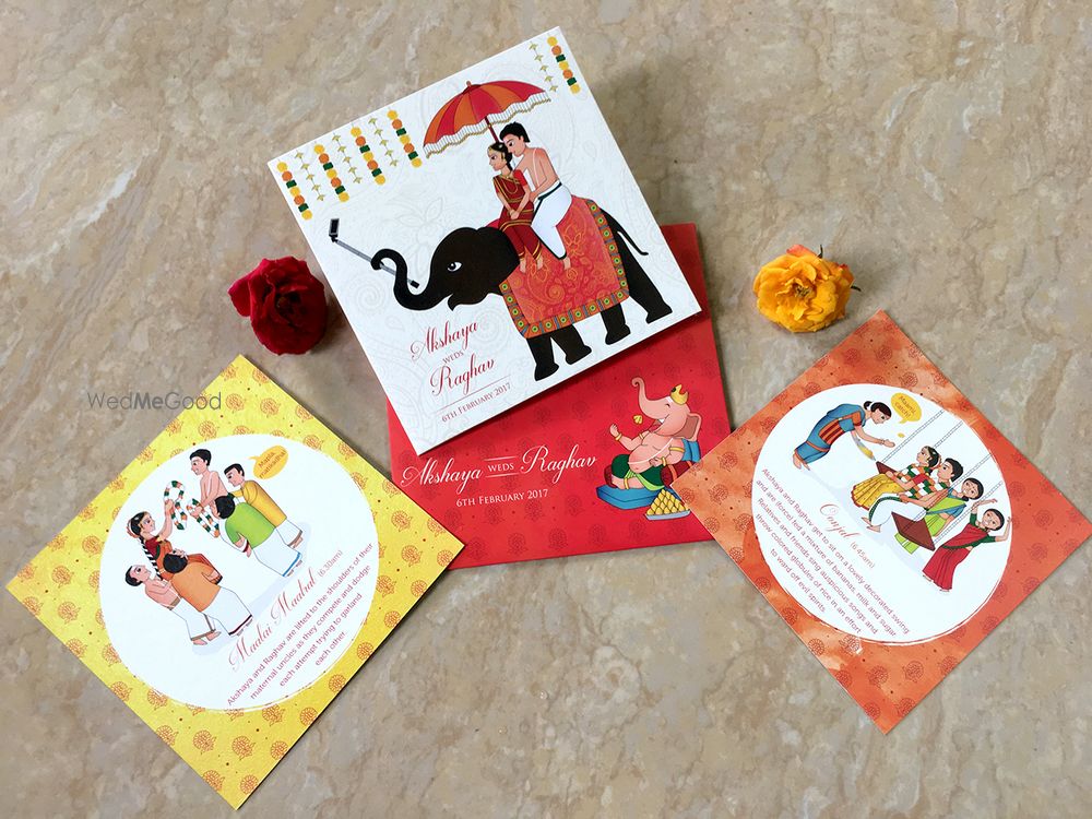 Photo From TamBrahm wedding invitations - By Pathrika Invitations