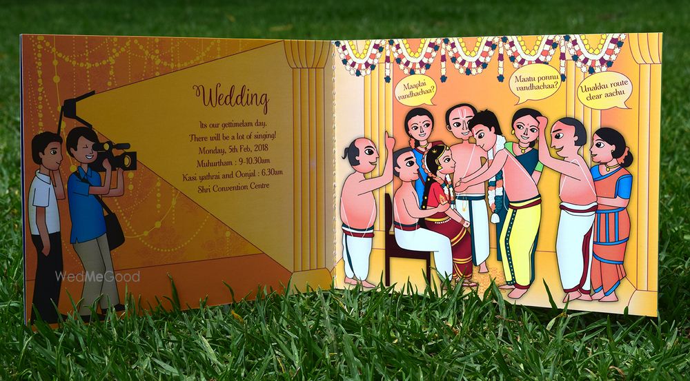 Photo From TamBrahm wedding invitations - By Pathrika Invitations