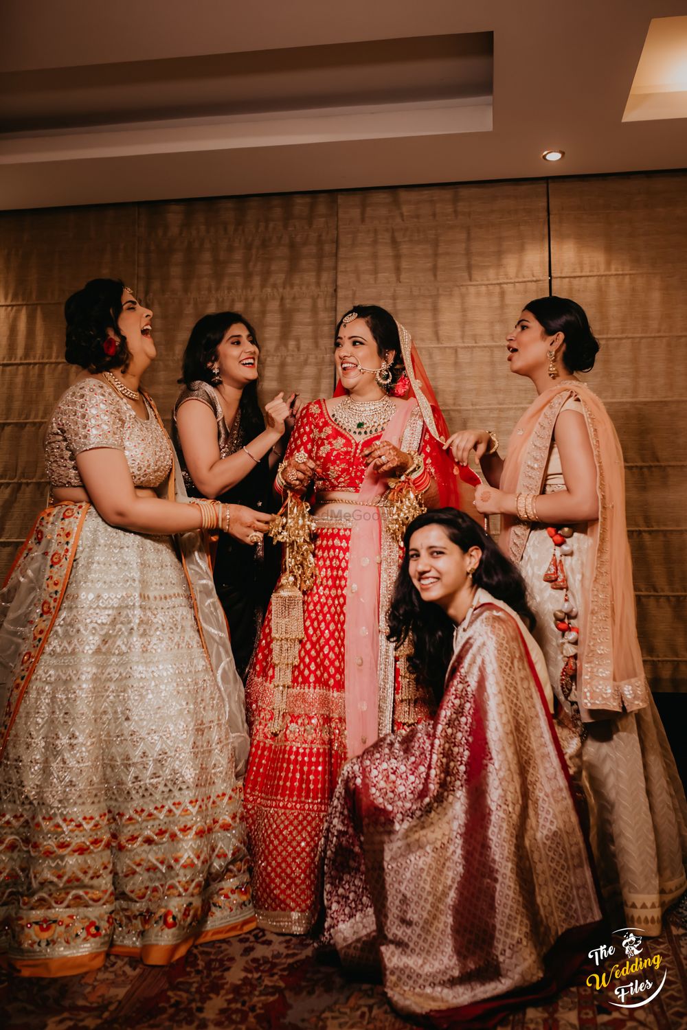 Photo of The true happiness of the bride is when she is around her girls at her wedding.