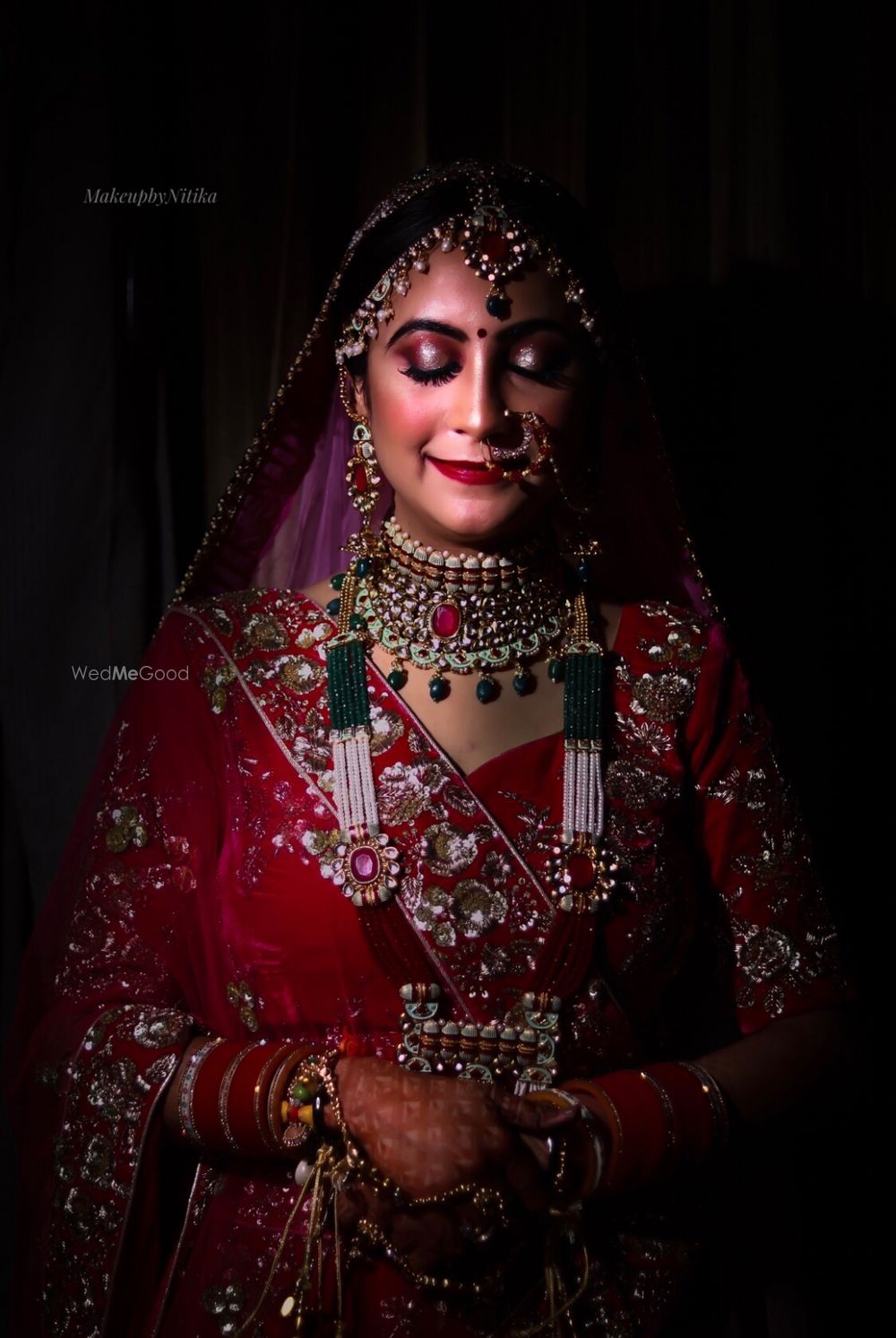 Photo From Shruti's Wedding, Engagement & Mehendi - By MakeupbyNitika