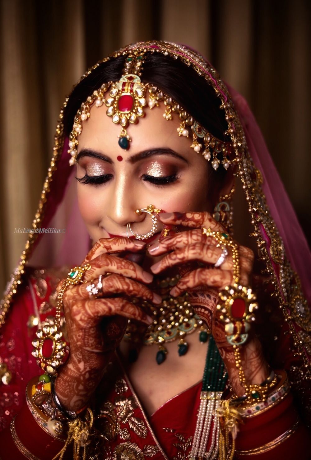 Photo From Shruti's Wedding, Engagement & Mehendi - By MakeupbyNitika