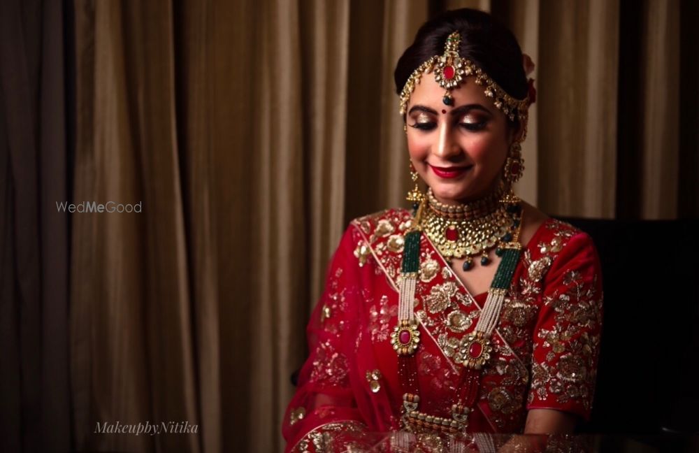 Photo From Shruti's Wedding, Engagement & Mehendi - By MakeupbyNitika