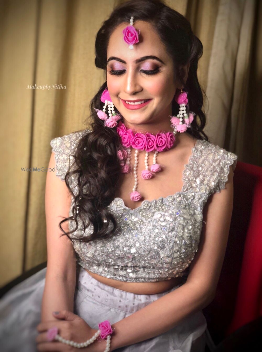 Photo From Shruti's Wedding, Engagement & Mehendi - By MakeupbyNitika