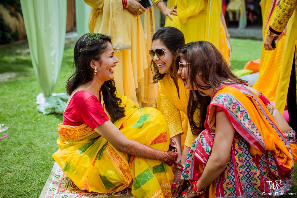 Photo From Haldi with coordinated bridesmaids sari's   - By The Wedding Planning Company