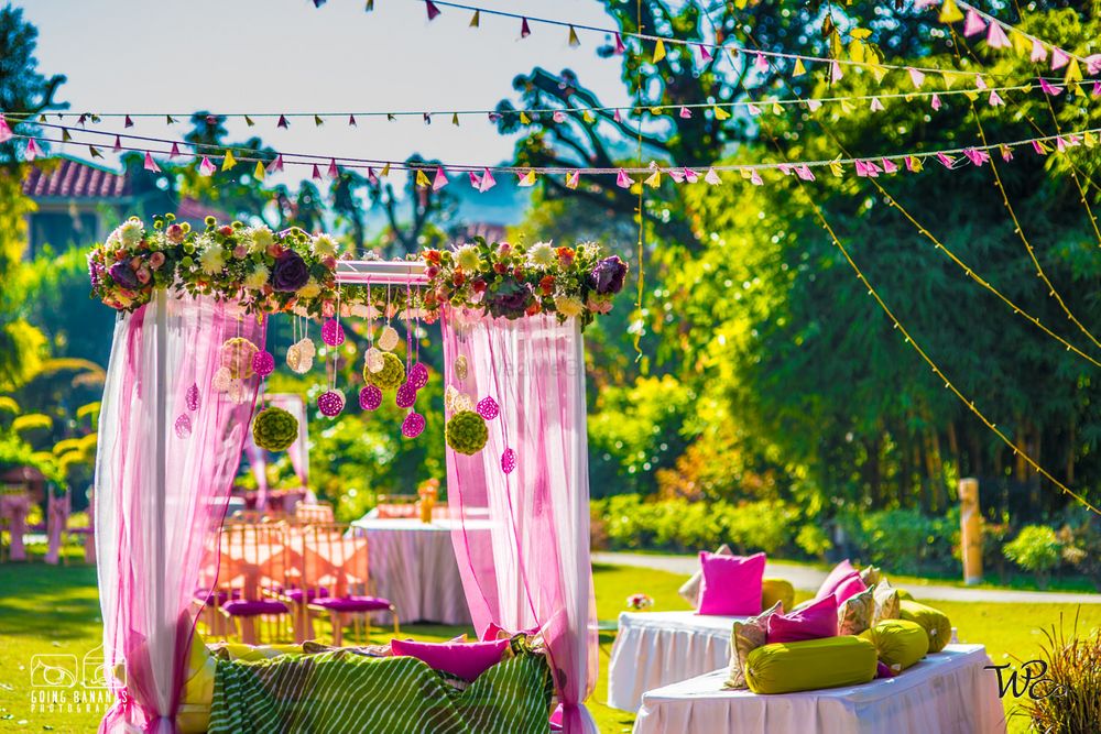 Photo From Crochet Mehendi Decor with a pop of Pink - By The Wedding Planning Company