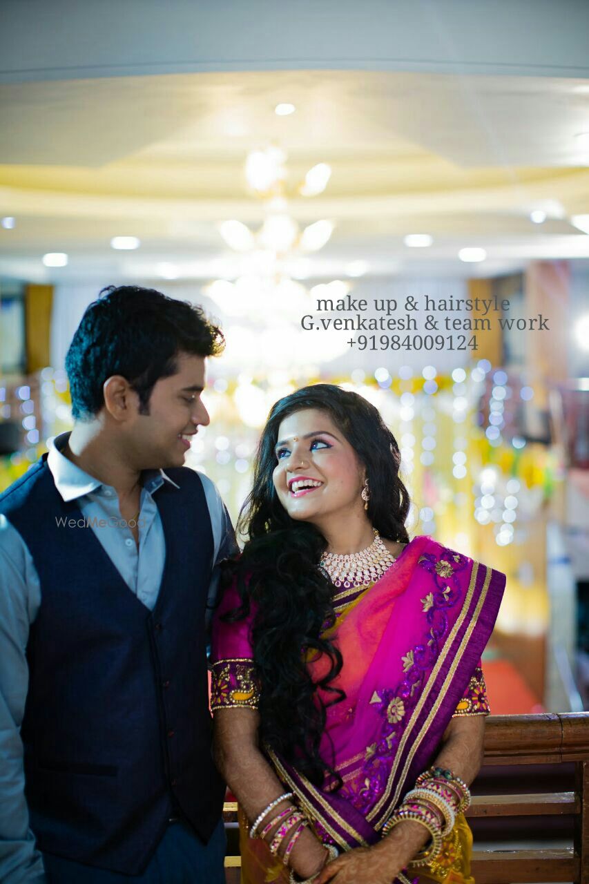 Photo From Recent Work Wedding - By celebrity makeup artist g venkatesh