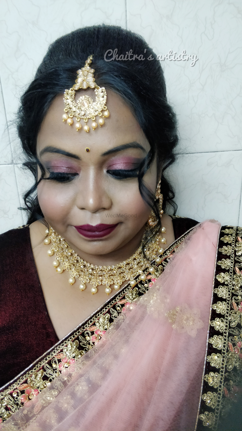 Photo From Manjula's reception - By Makeup by Chaitra