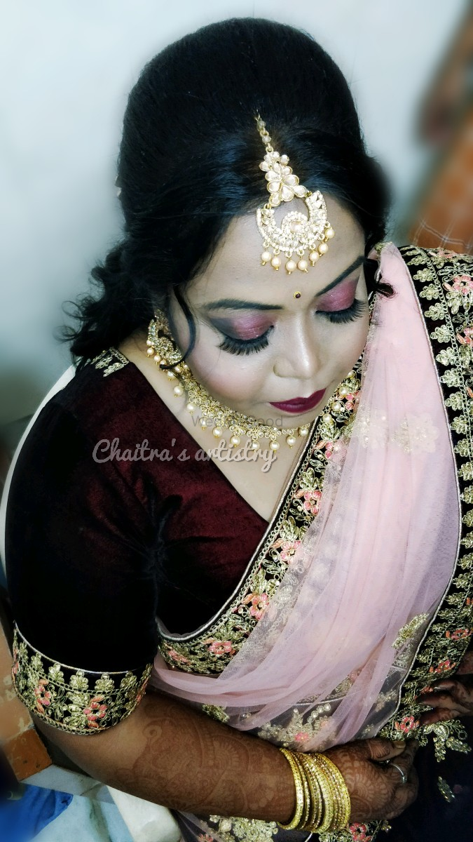 Photo From Manjula's reception - By Makeup by Chaitra
