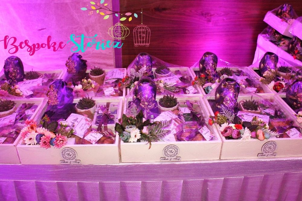 Photo From Akshi & Anuj engagement hampers  - By Bespoke Storiez