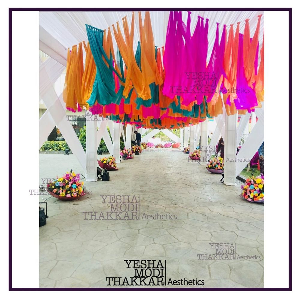 Photo From Colour Explosion: A Mehendi Ceremony  - By Yesha Modi Thakkar | Design Studio
