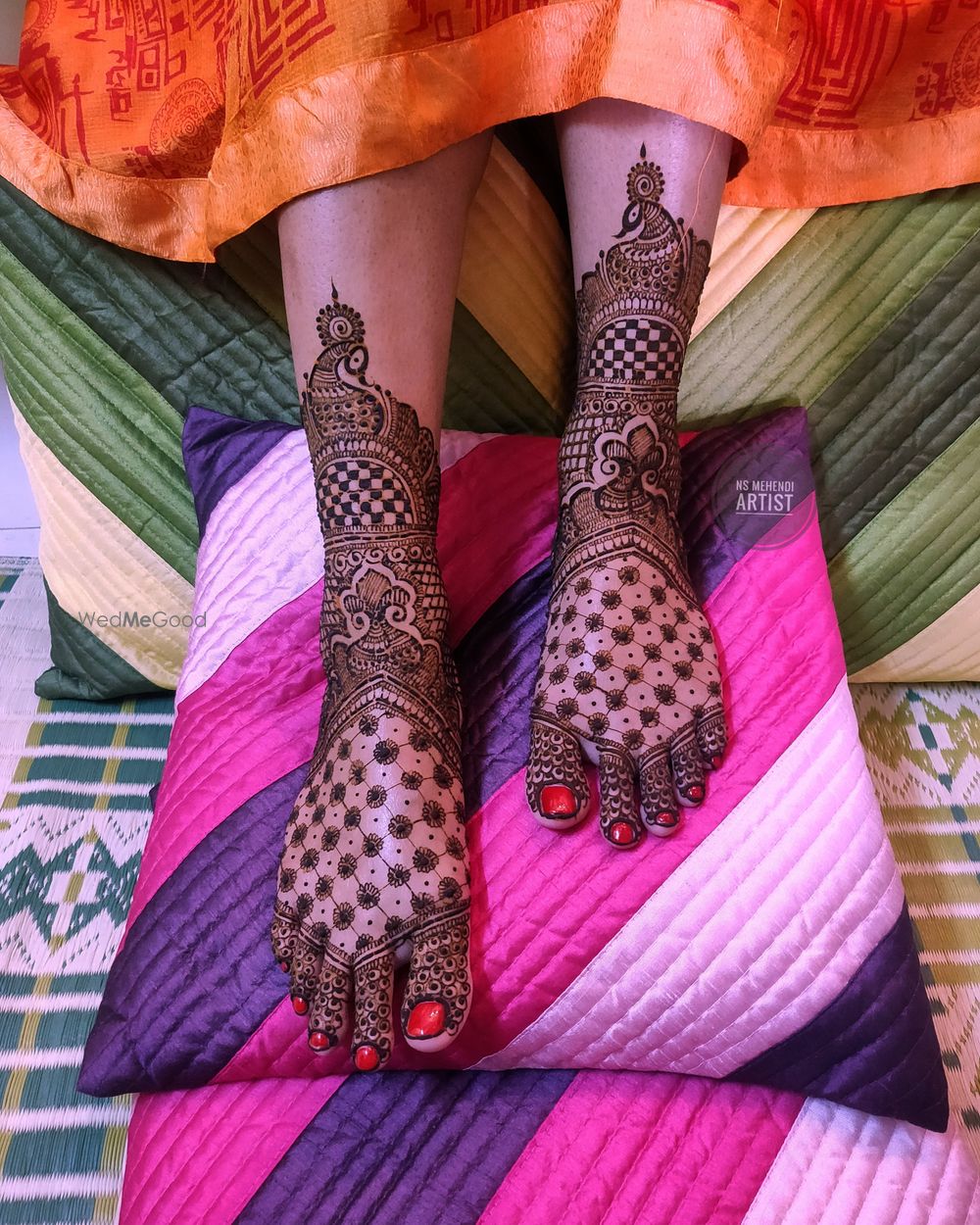 Photo From Bridal Legs Designs - By NS Mehendi Artist