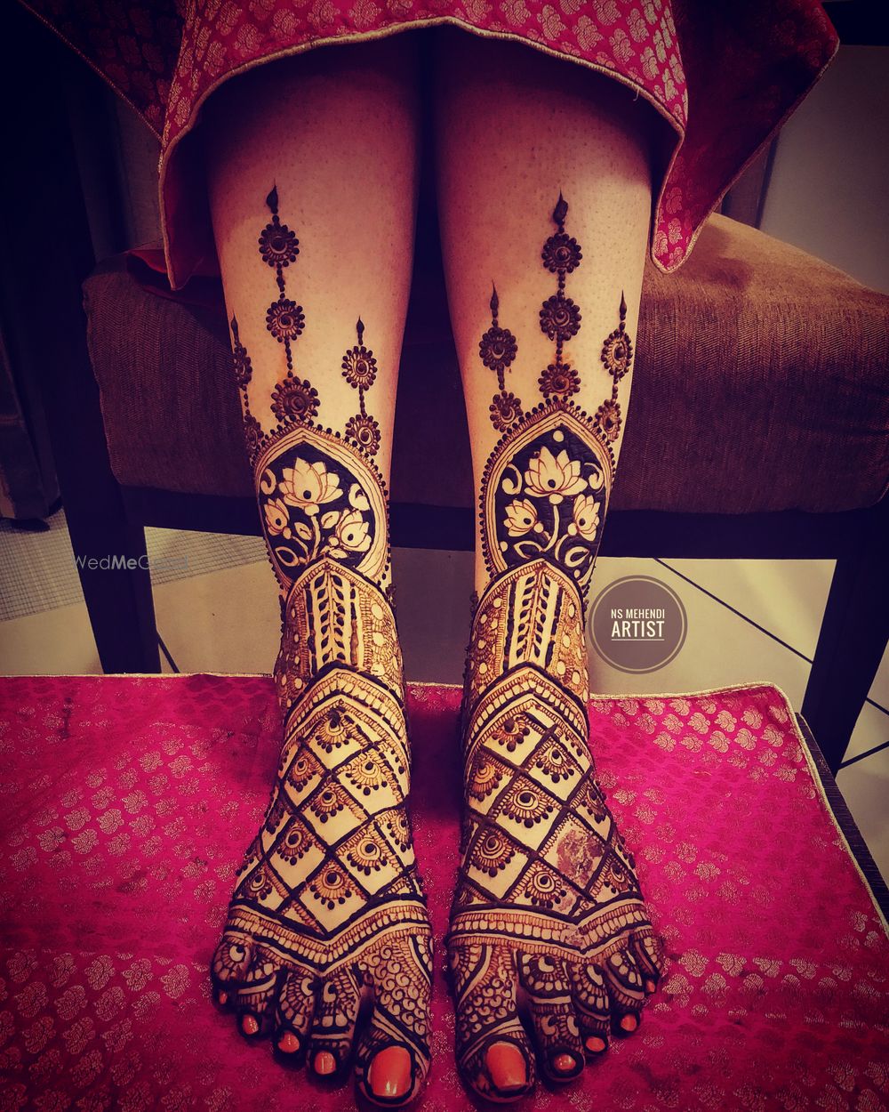 Photo From Bridal Legs Designs - By NS Mehendi Artist