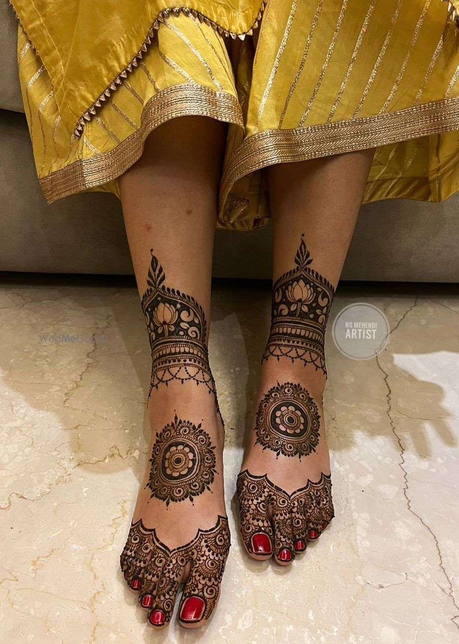 Photo From Bridal Legs Designs - By NS Mehendi Artist