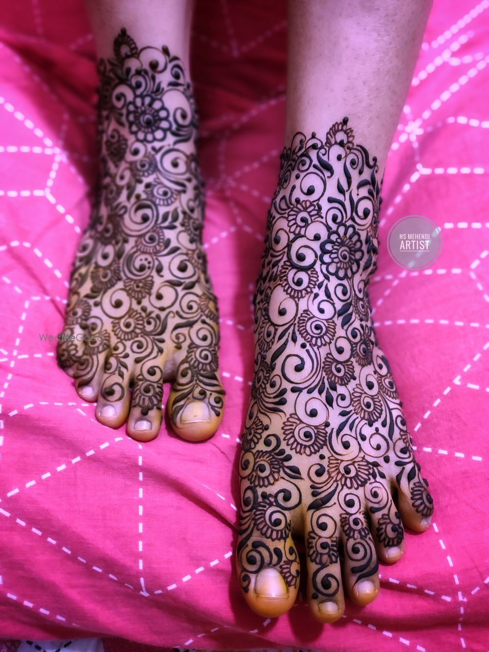 Photo From Bridal Legs Designs - By NS Mehendi Artist