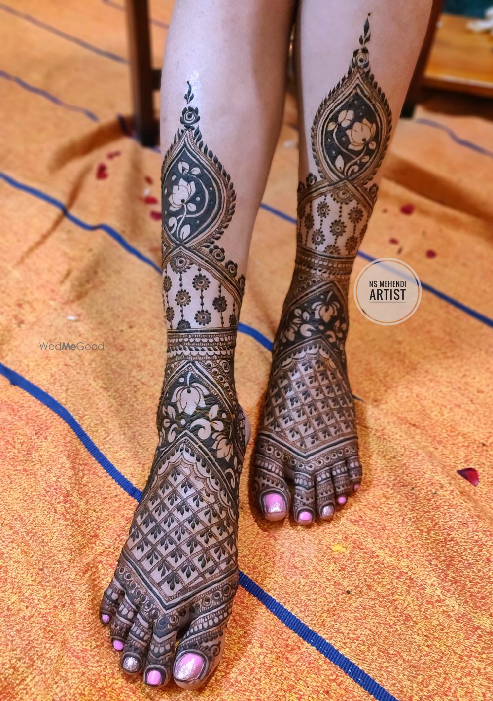 Photo From Bridal Legs Designs - By NS Mehendi Artist