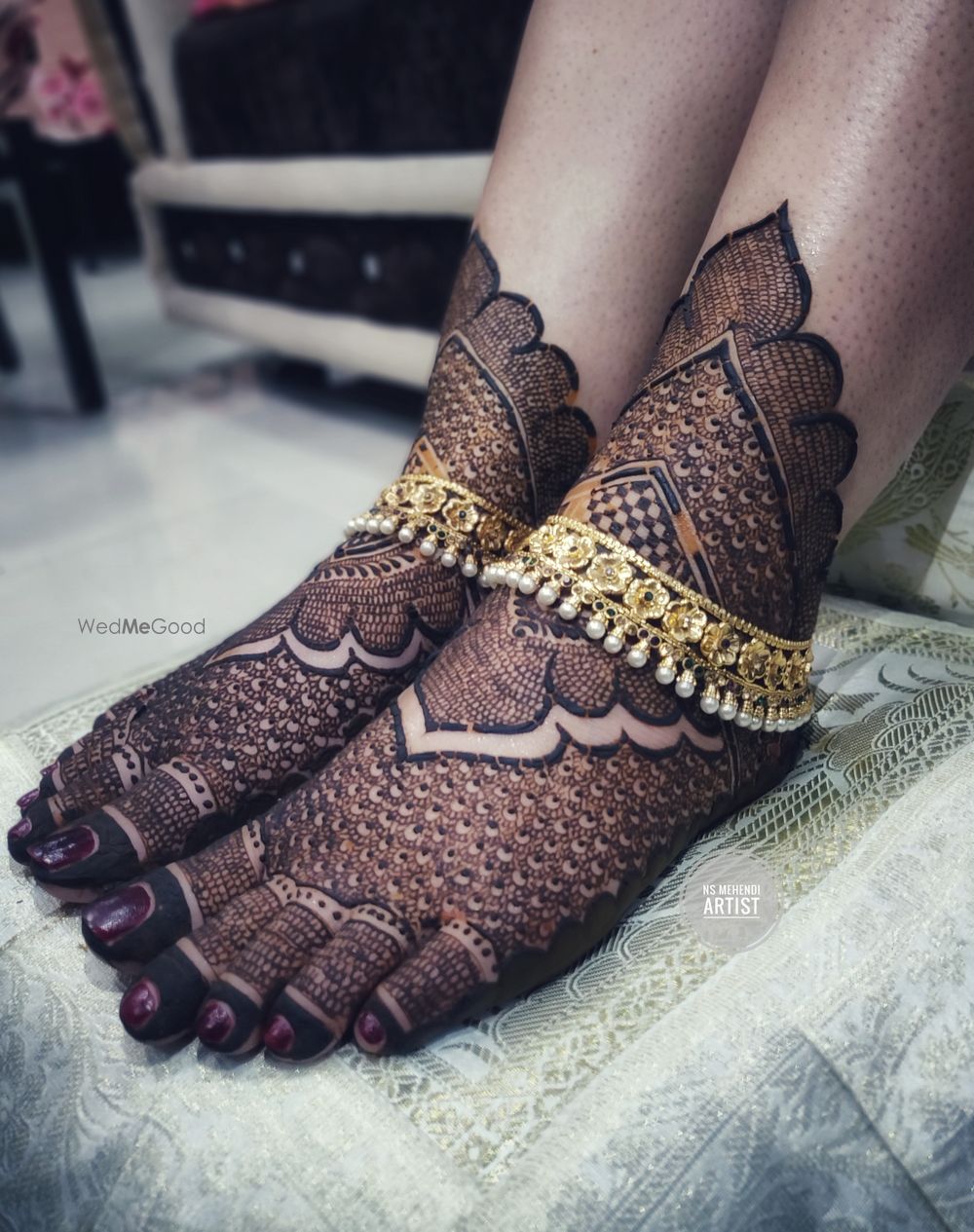 Photo From Bridal Legs Designs - By NS Mehendi Artist