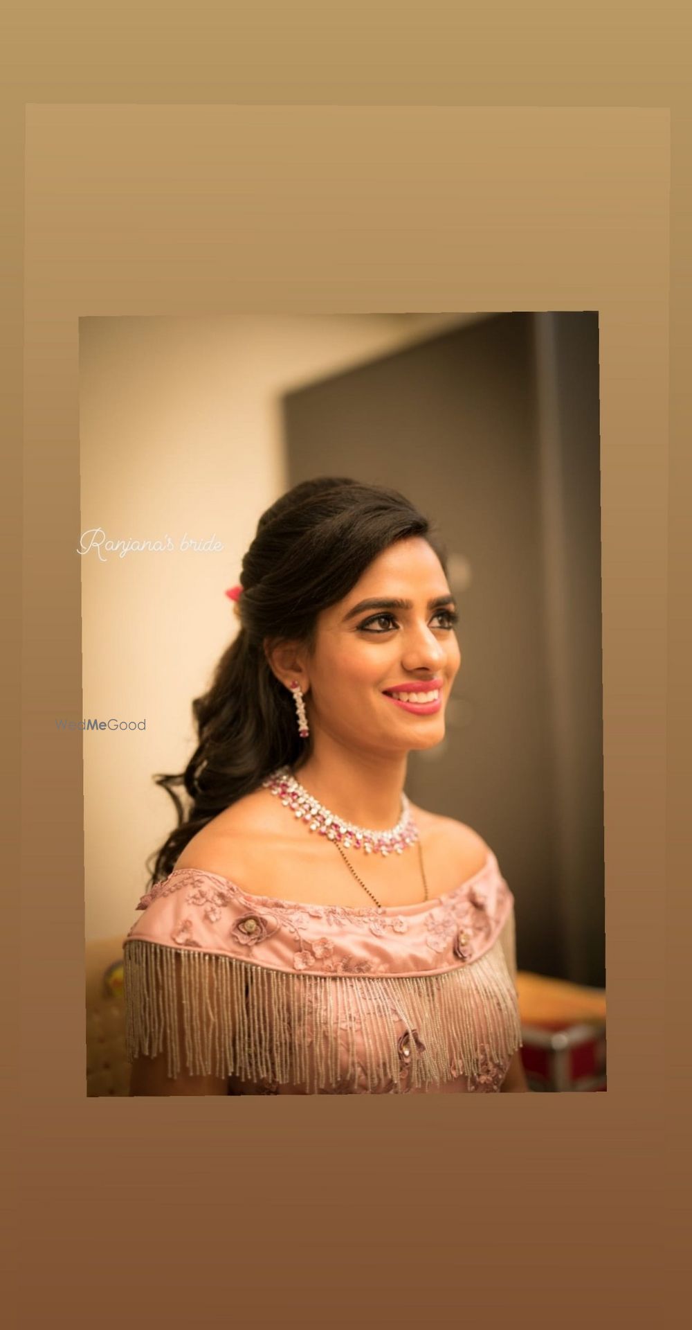 Photo From Ashwini's reception look - By Makeovers by Ranjana Venkatesh