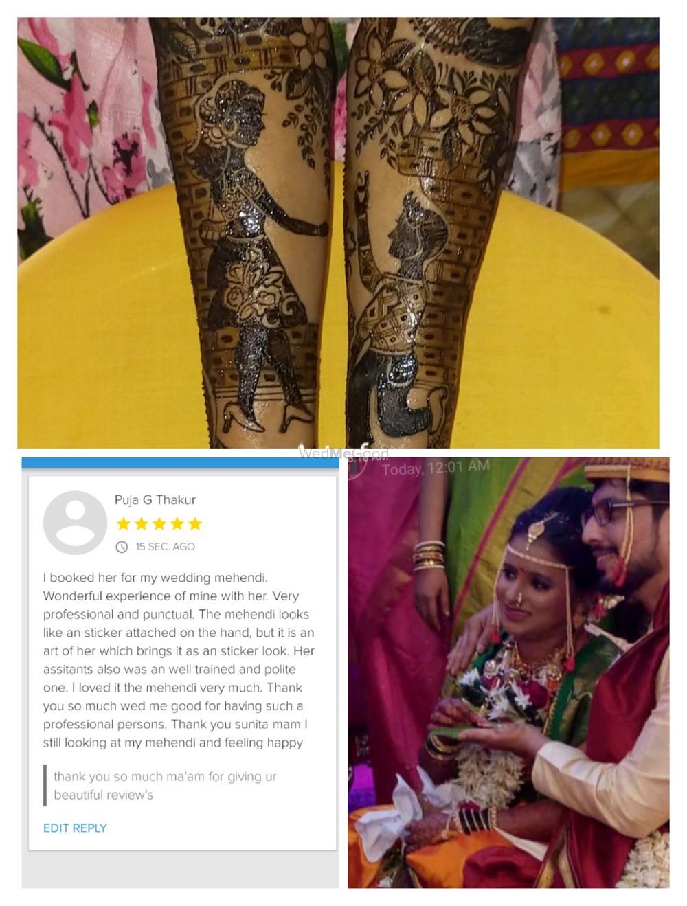 Photo From FEEDBACK FROM BRIDES - By Art of Mehndi by Sunita Kenia
