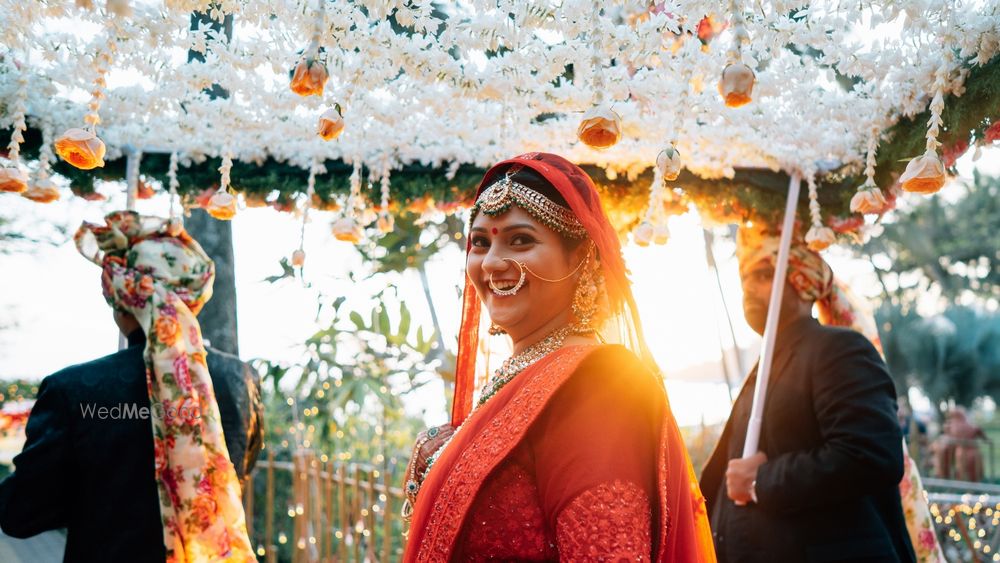 Photo of bridal entry shot