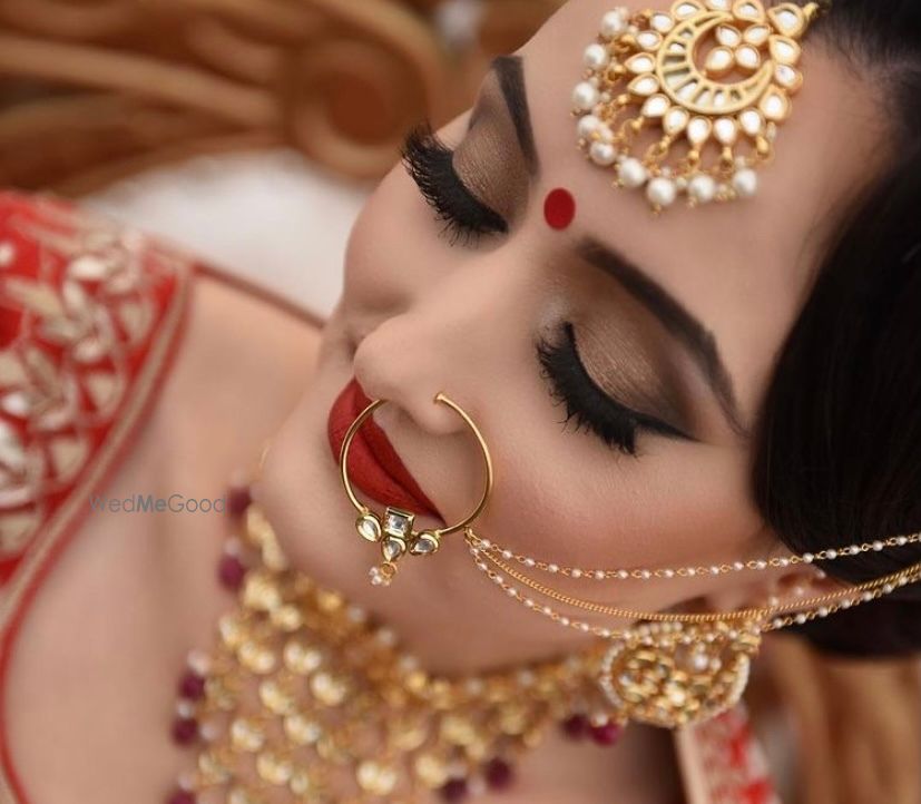 Photo From royal reception brides look - By Makeup by Tanny