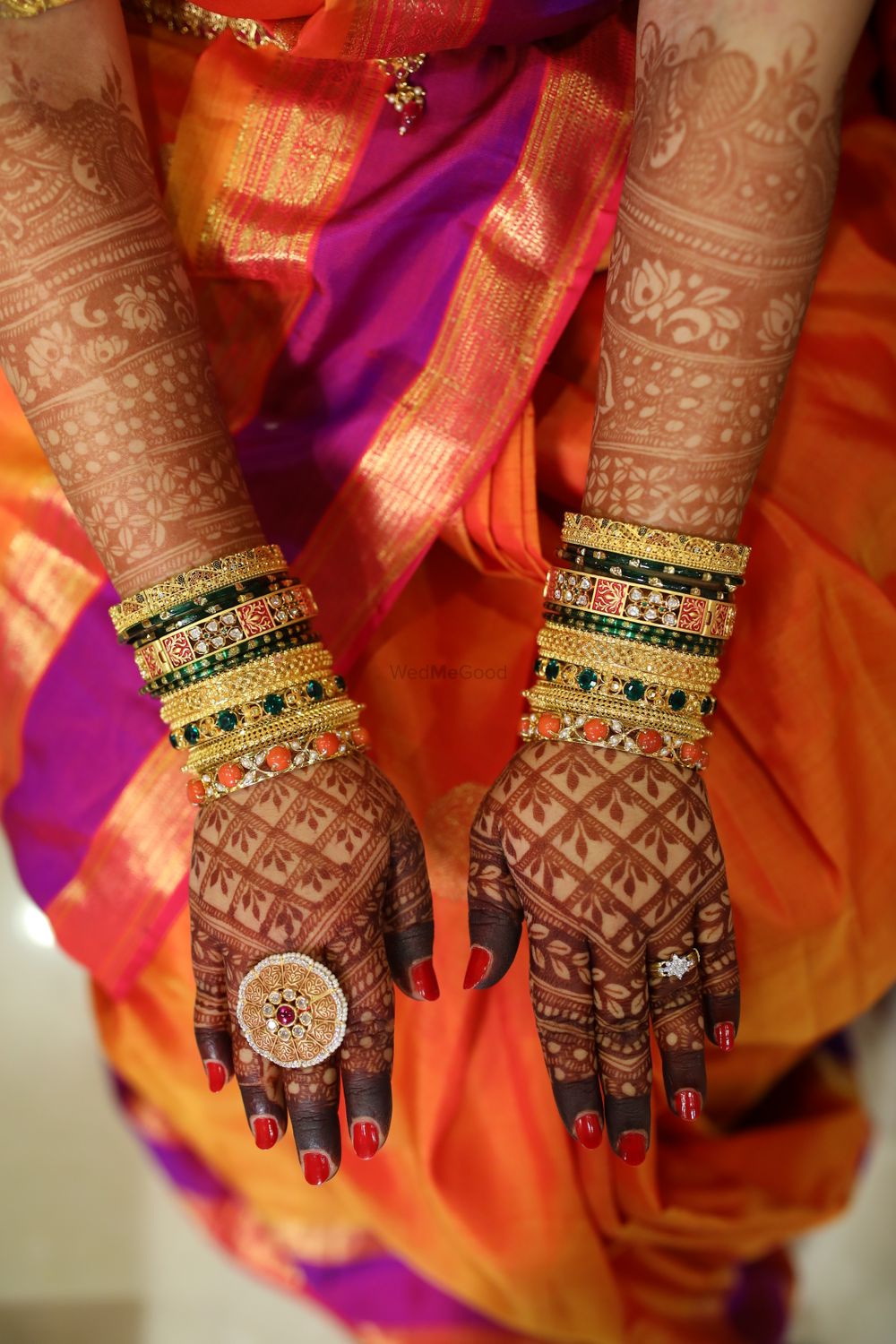 Photo From Bride Madhura (from usa) - By Aksha Shah Mehendi Designer