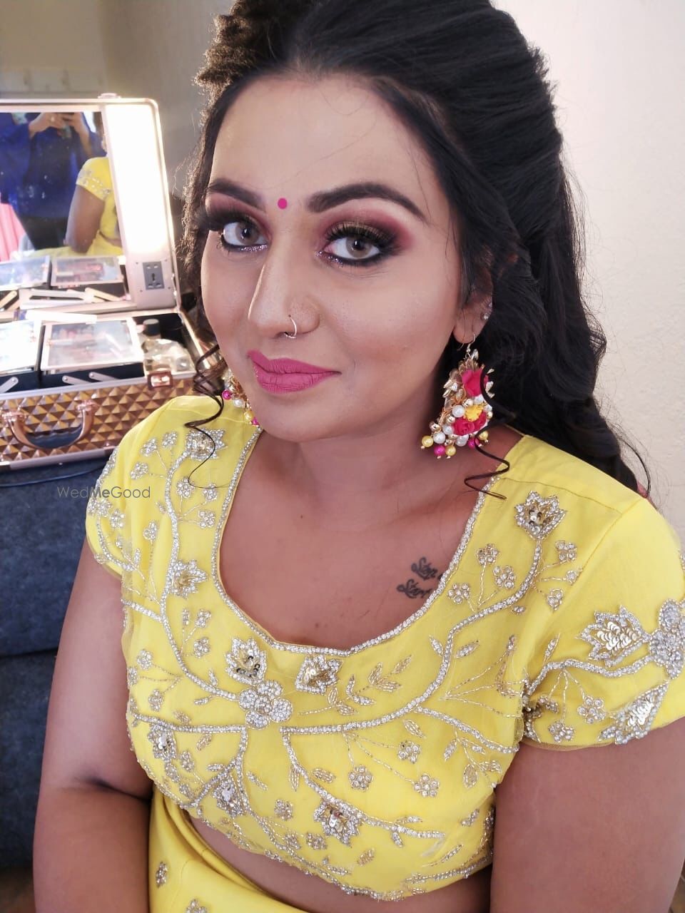 Photo From Pratheba’s Sangeet Look - By Brushes and Lashes