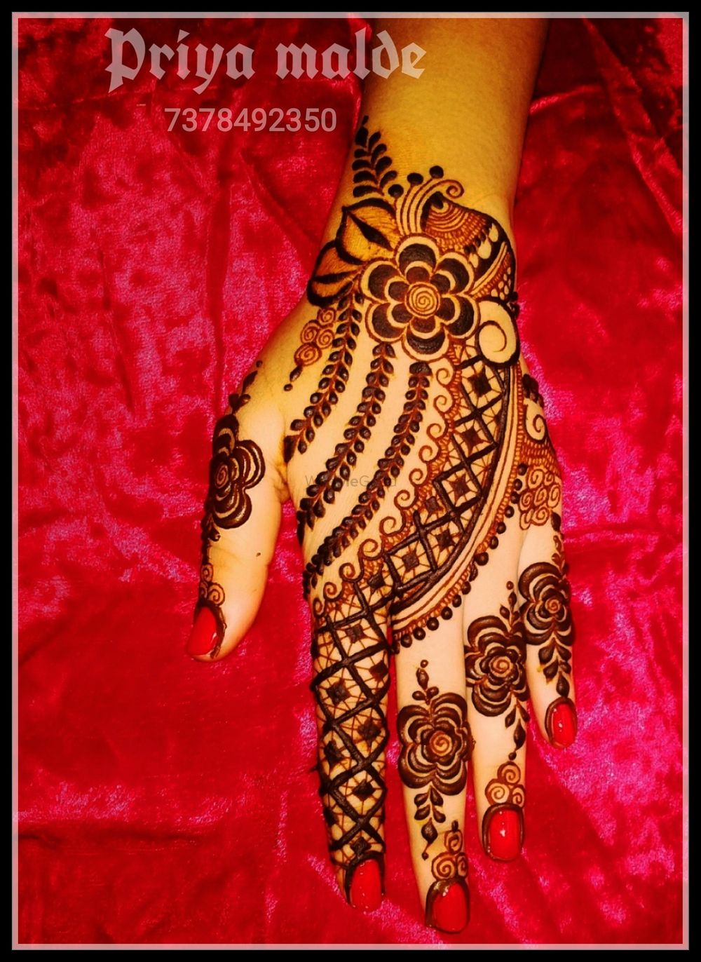 Photo From "Flower Power" - By Priya Mehendi Artist