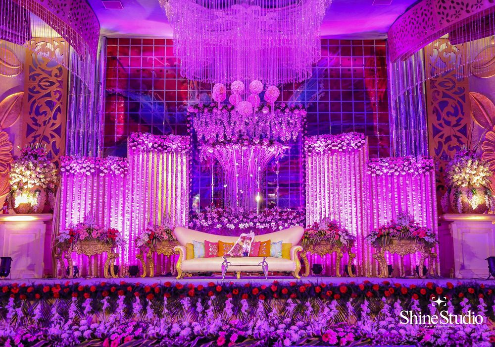 Photo of Purple stage decor