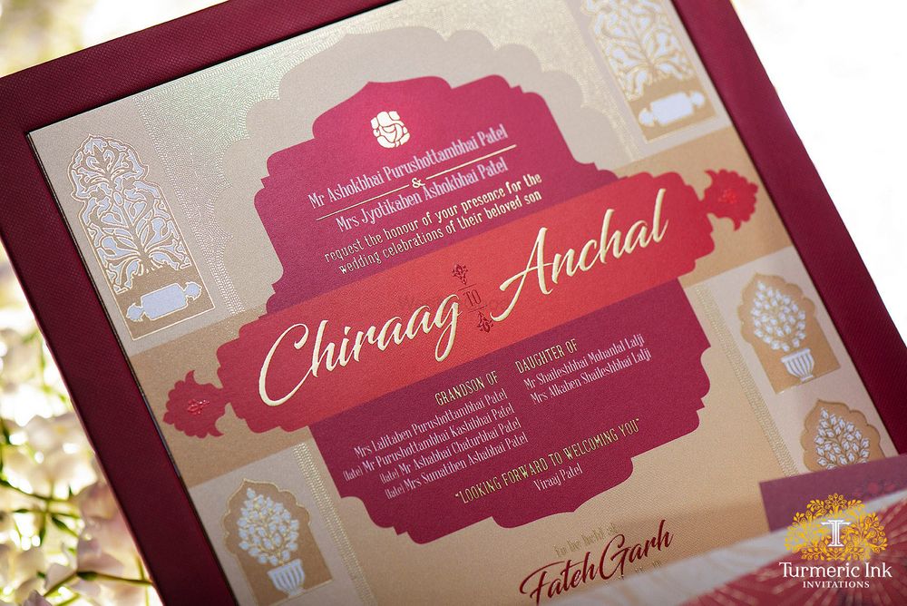 Photo From CHIRAAG & ANCHAL - By Turmeric Ink Invitations and Stationery