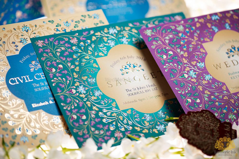 Photo From SHRUTI & IAN - By Turmeric Ink Invitations and Stationery