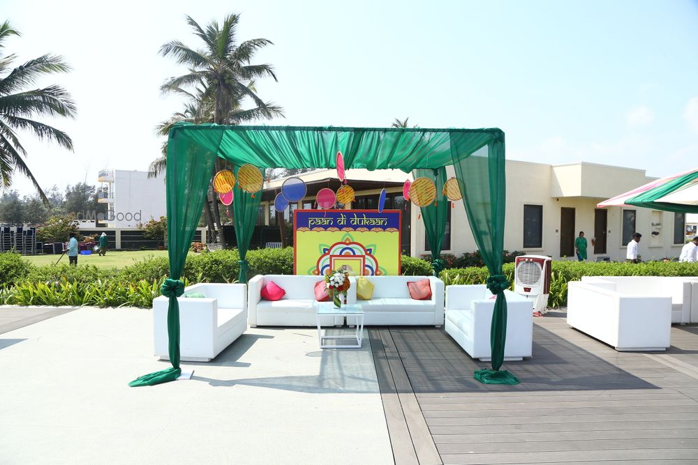 Photo From ITC's Pool Side Mehandi PArty - By Green House Florist and Decorators