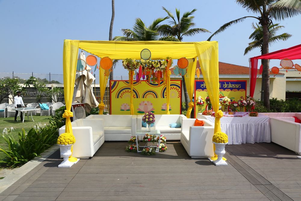 Photo From ITC's Pool Side Mehandi PArty - By Green House Florist and Decorators