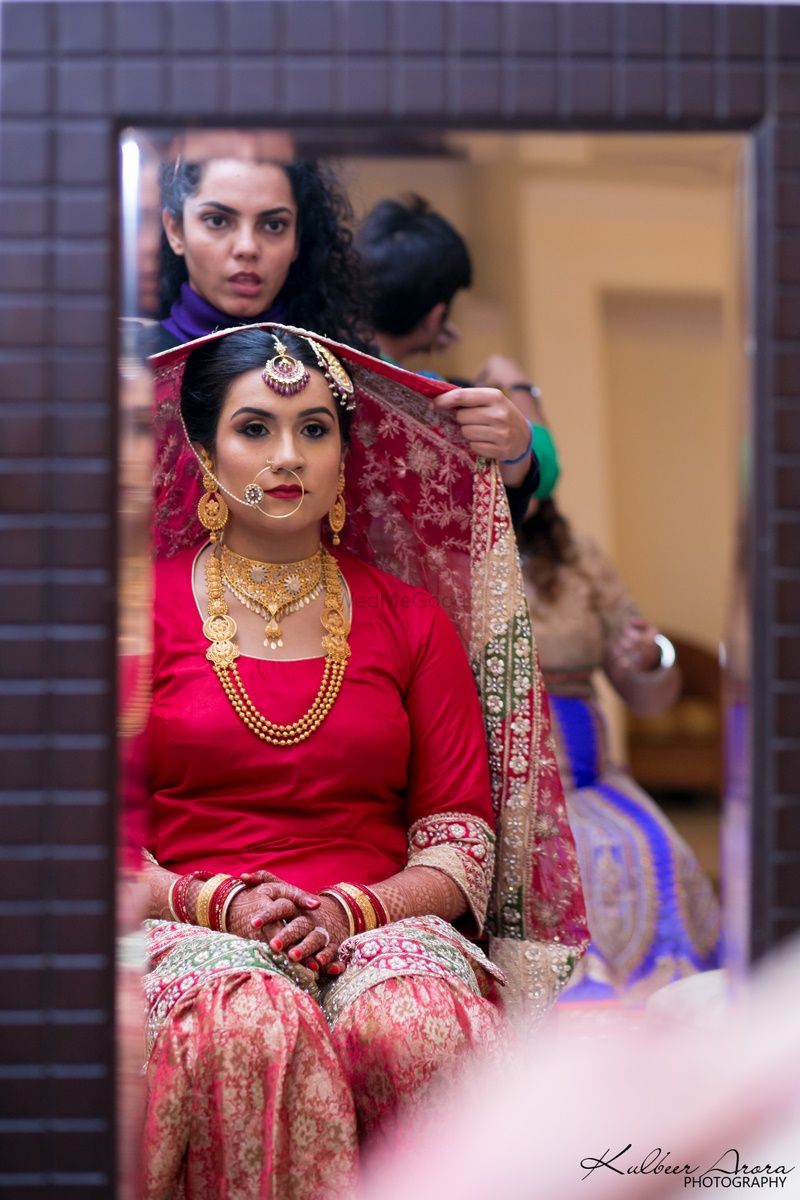 Photo of Muslim Bride Getting Ready Shot