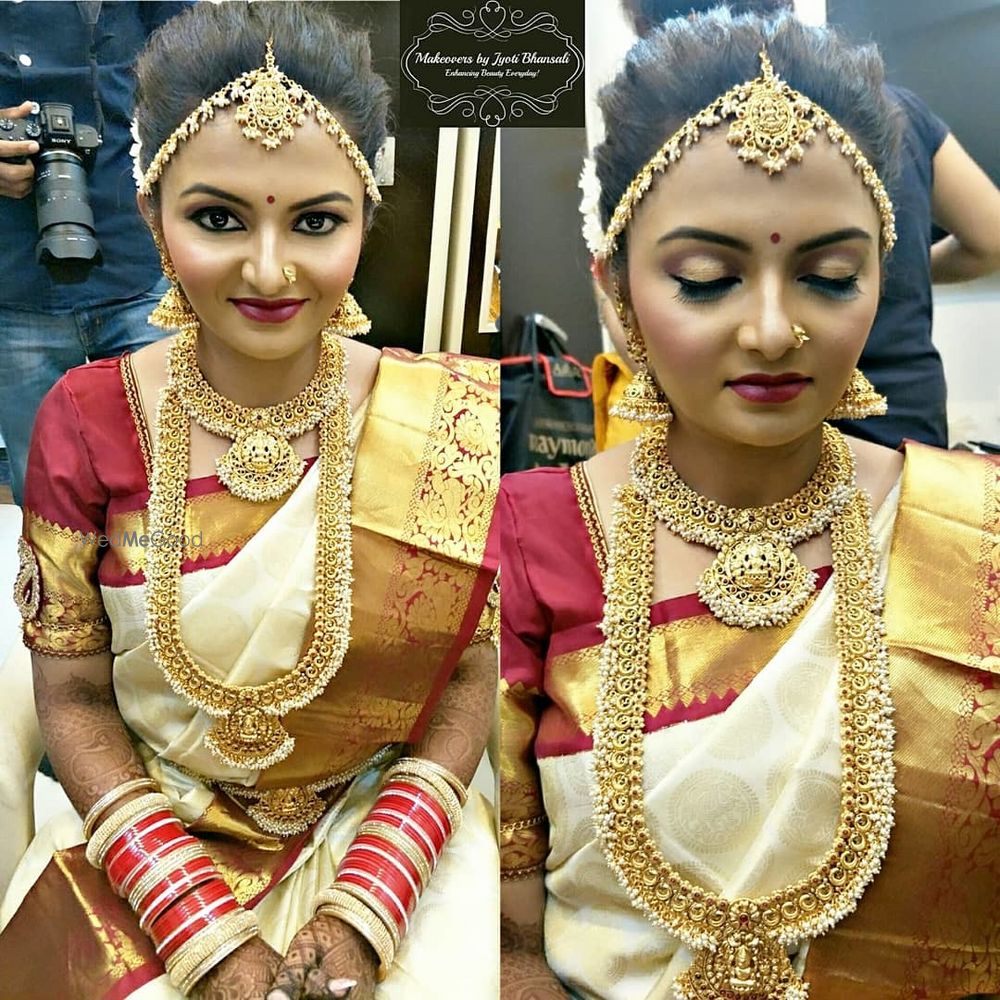 Photo From South Indian Look - By Makeovers by Jyoti Bhansali