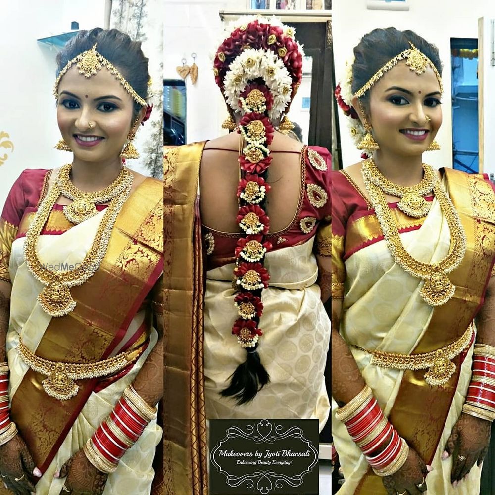 Photo From South Indian Look - By Makeovers by Jyoti Bhansali